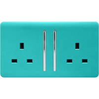 Trendi Switch 2 Gang 13Amp Long Switched Socket in Bright Teal
Trendi Switch 2 Gang 13Amp Long Switched Socket in Bright Teal
