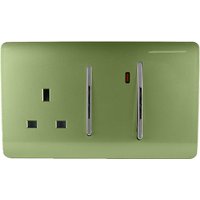 Trendi Switch 45Amp Cooker Switch and Socket in Moss Green
Trendi Switch 45Amp Cooker Switch and Socket in Moss Green