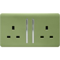 Trendi Switch 2 Gang 13Amp Long Switched Socket in Moss Green
Trendi Switch 2 Gang 13Amp Long Switched Socket in Moss Green