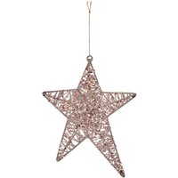 Rose Gold Glitter North Star Christmas Tree Decoration
Rose Gold Glitter North Star Christmas Tree Decoration
