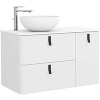 Bathstore Sketch 900 Right Hand Wash Bowl and Unit - Matt White
Bathstore Sketch 900 Right Hand Wash Bowl and Unit - Matt White