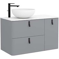 Bathstore Sketch 900 Right Hand Wash Bowl and Unit - Pale Grey
Bathstore Sketch 900 Right Hand Wash Bowl and Unit - Pale Grey
