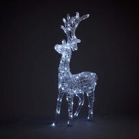Acrylic LED Reindeer White 3D Outdoor Christmas Light Decoration - 100cm
Acrylic LED Reindeer White 3D Outdoor Christmas Light Decoration - 100cm