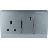 Trendi Switch 45Amp Cooker Switch and Socket in Cool Grey
Trendi Switch 45Amp Cooker Switch and Socket in Cool Grey