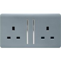 Trendi Switch 2 Gang 13Amp Long Switched Socket in Cool Grey
Trendi Switch 2 Gang 13Amp Long Switched Socket in Cool Grey