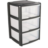 Mobile Tower Unit with 3 Large Drawers - Volcanic Ash with Frosted Drawers
Mobile Tower Unit with 3 Large Drawers - Volcanic Ash with Frosted Drawers