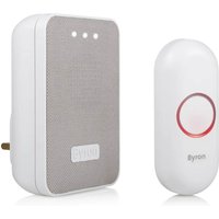 Byron 22322UK 150m Plug-in Wireless Doorbell set
Byron 22322UK 150m Plug-in Wireless Doorbell set
