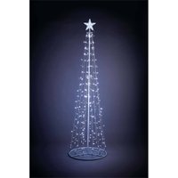 8ft String Tree White LED Outdoor Christmas Light Decoration
8ft String Tree White LED Outdoor Christmas Light Decoration