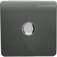 Trendi Switch 1 Gang 120 Watt LED Dimmer Switch in Charcoal
Trendi Switch 1 Gang 120 Watt LED Dimmer Switch in Charcoal