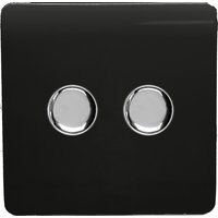 Trendi Switch Double 120 Watt LED Dimmer in Black
Trendi Switch Double 120 Watt LED Dimmer in Black