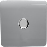 Trendi Switch Single 120 Watt LED Dimmer in Silver
Trendi Switch Single 120 Watt LED Dimmer in Silver