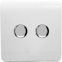 Trendi Switch Double 120 Watt LED Dimmer in White
Trendi Switch Double 120 Watt LED Dimmer in White