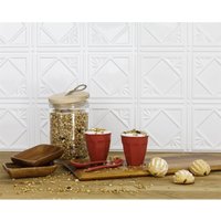 Innovera Decor 3D Design Wall Tile - Kitchen Splashback Cladding Panels (Art Nouveau - White, Set of 6)
Innovera Decor 3D Design Wall Tile - Kitchen Splashback Cladding Panels (Art Nouveau - White, Set of 6)