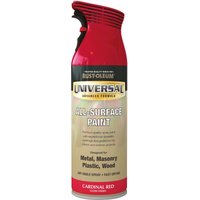 Rust-Oleum Universal Gloss Spray Paint - Cardinal Red - 400ml
Rust-Oleum Universal Gloss Spray Paint - Cardinal Red - 400ml