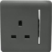 Trendi Switch 1 Gang 13Amp Switched Socket in Charcoal
Trendi Switch 1 Gang 13Amp Switched Socket in Charcoal