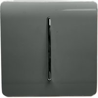 Trendi Switch 1 Gang 2 Way 10Amp Light Switch in Charcoal
Trendi Switch 1 Gang 2 Way 10Amp Light Switch in Charcoal