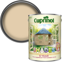 Cuprinol Garden Shades Paint Country Cream - 5L
Cuprinol Garden Shades Paint Country Cream - 5L