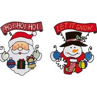 Santa, Snowman and Reindeer Window Cling Christmas Decorations - Assortment
Santa, Snowman and Reindeer Window Cling Christmas Decorations - Assortment