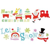 Let It Snow Merry Christmas Window Cling Christmas Decoration - Assortment
Let It Snow Merry Christmas Window Cling Christmas Decoration - Assortment