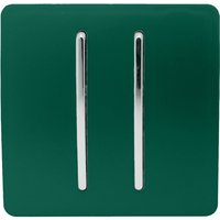 Trendi Switch 2 Gang 2 Way 10Amp Light Switch in Dark Green
Trendi Switch 2 Gang 2 Way 10Amp Light Switch in Dark Green