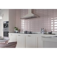 Metro Rose Pink Bevelled Ceramic Wall Tile - 100 x 200mm - 0.5sqm Pack
Metro Rose Pink Bevelled Ceramic Wall Tile - 100 x 200mm - 0.5sqm Pack