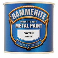 Hammerite White - Satin Exterior Metal Paint - 250ml
Hammerite White - Satin Exterior Metal Paint - 250ml