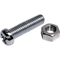 Machine Screw - Pan Head - Bright Zinc Plated - M5 50mm - 5 Pack 
Machine Screw - Pan Head - Bright Zinc Plated - M5 50mm - 5 Pack