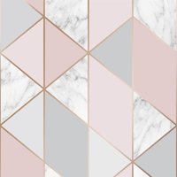 Sublime Marble Geo Pink Wallpaper
Sublime Marble Geo Pink Wallpaper