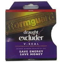 Stormguard V Profile Self-Adhesive Draught Excluder Tape - Brown
Stormguard V Profile Self-Adhesive Draught Excluder Tape - Brown