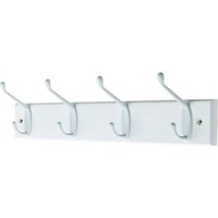 Hat and Coat Hook Rail - White
Hat and Coat Hook Rail - White