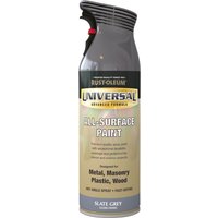 Rust-Oleum Universal Gloss Spray Paint - Slate Grey - 400ml
Rust-Oleum Universal Gloss Spray Paint - Slate Grey - 400ml