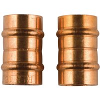 Solder Ring Connector - Copper - 15mm - 2 Pack
Solder Ring Connector - Copper - 15mm - 2 Pack