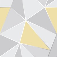 Fresco Apex Geometric Wallpaper - Yellow & Metallic Silver
Fresco Apex Geometric Wallpaper - Yellow & Metallic Silver