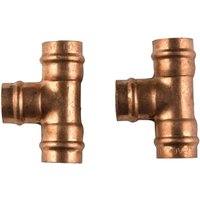 Solder Ring Equal Tee - Copper - 15mm - 2 Pack
Solder Ring Equal Tee - Copper - 15mm - 2 Pack