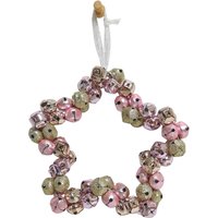 Pink Blush Bells Star Hanging Christmas Tree Decoration
Pink Blush Bells Star Hanging Christmas Tree Decoration
