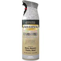 Rust-Oleum Hammered Silver - Universal Metallic Spray Paint - 400ml
Rust-Oleum Hammered Silver - Universal Metallic Spray Paint - 400ml