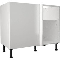 High Gloss Slab White 1000mm Corner Base Unit 
High Gloss Slab White 1000mm Corner Base Unit