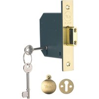 Yale PM552 5 Lever Deadlock 64mm - Brass
Yale PM552 5 Lever Deadlock 64mm - Brass