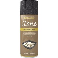 Rust-Oleum Stone Spray Paint - Black Granite - 400ml
Rust-Oleum Stone Spray Paint - Black Granite - 400ml