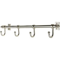 4 Hook Satin Nickel Hanger
4 Hook Satin Nickel Hanger