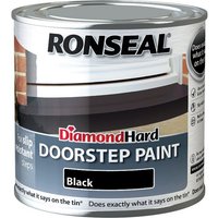 Ronseal Diamond Hard Black - Doorstep Satin Paint - 250ml
Ronseal Diamond Hard Black - Doorstep Satin Paint - 250ml