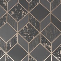 Superfresco Vittorio Geo Charcoal And Rose Gold Wallpaper
Superfresco Vittorio Geo Charcoal And Rose Gold Wallpaper