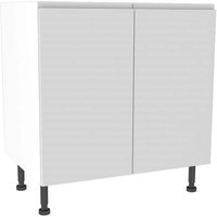 Handleless White Gloss 800mm Base Unit