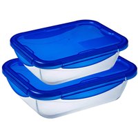 Pyrex Cook & Go 2 Piece Food Storage Set - Blue 
Pyrex Cook & Go 2 Piece Food Storage Set - Blue