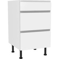 Handleless White Gloss 500mm 3 Drawer Premium Unit
Handleless White Gloss 500mm 3 Drawer Premium Unit