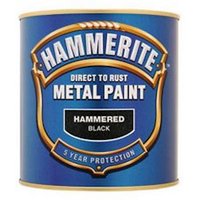 Hammerite Black - Hammered Exterior Metal Paint - 250ml
Hammerite Black - Hammered Exterior Metal Paint - 250ml