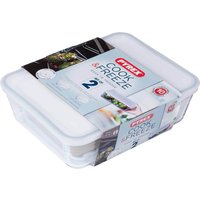 Pyrex Cook & Freeze Rectangular 2 Piece Food Storage Set - White
Pyrex Cook & Freeze Rectangular 2 Piece Food Storage Set - White