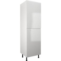 Handleless White Gloss 600mm Larder 50:50 Fridge Freezer Unit
Handleless White Gloss 600mm Larder 50:50 Fridge Freezer Unit