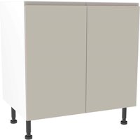 Handleless Cashmere Gloss 800mm Base Unit