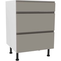 Handleless Cashmere Gloss 600mm 3 Drawer Premium Unit
Handleless Cashmere Gloss 600mm 3 Drawer Premium Unit